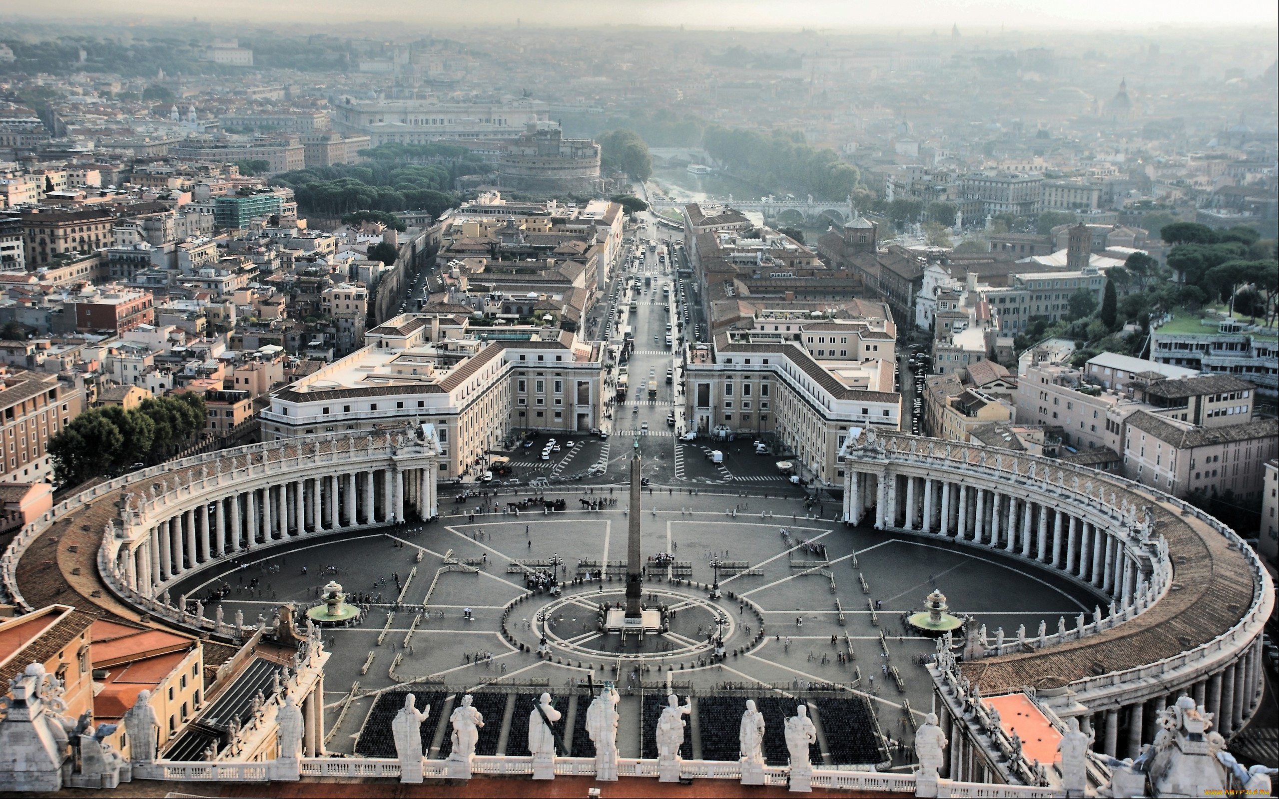 Площадь Святого Петра Ватикан